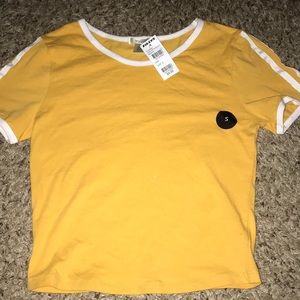 Mustard-Yellow Crop Top 💛